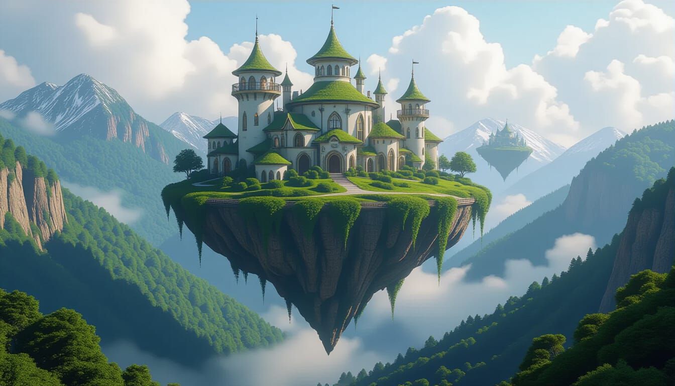 life on a floating island