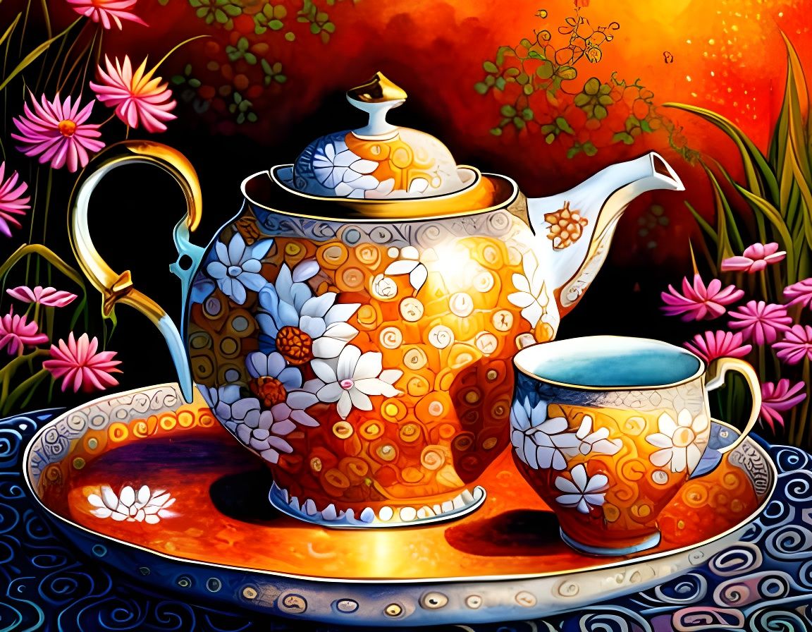 Tea table  by @Crystalline