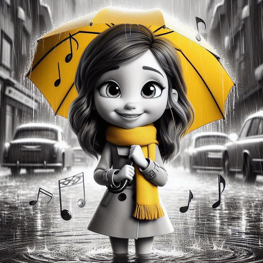 Yellow rainy day