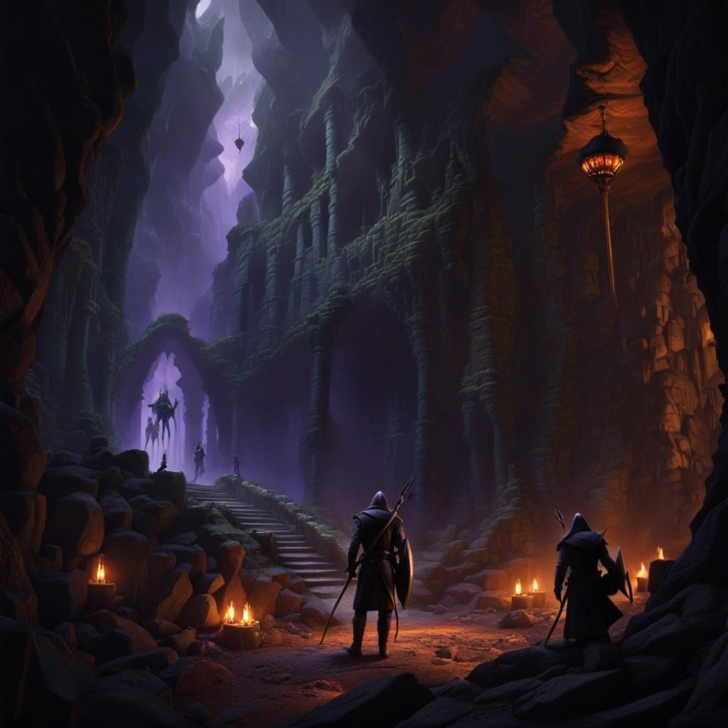 The Ancient, Twisted City of Menzoberranzan. May the gods pr...