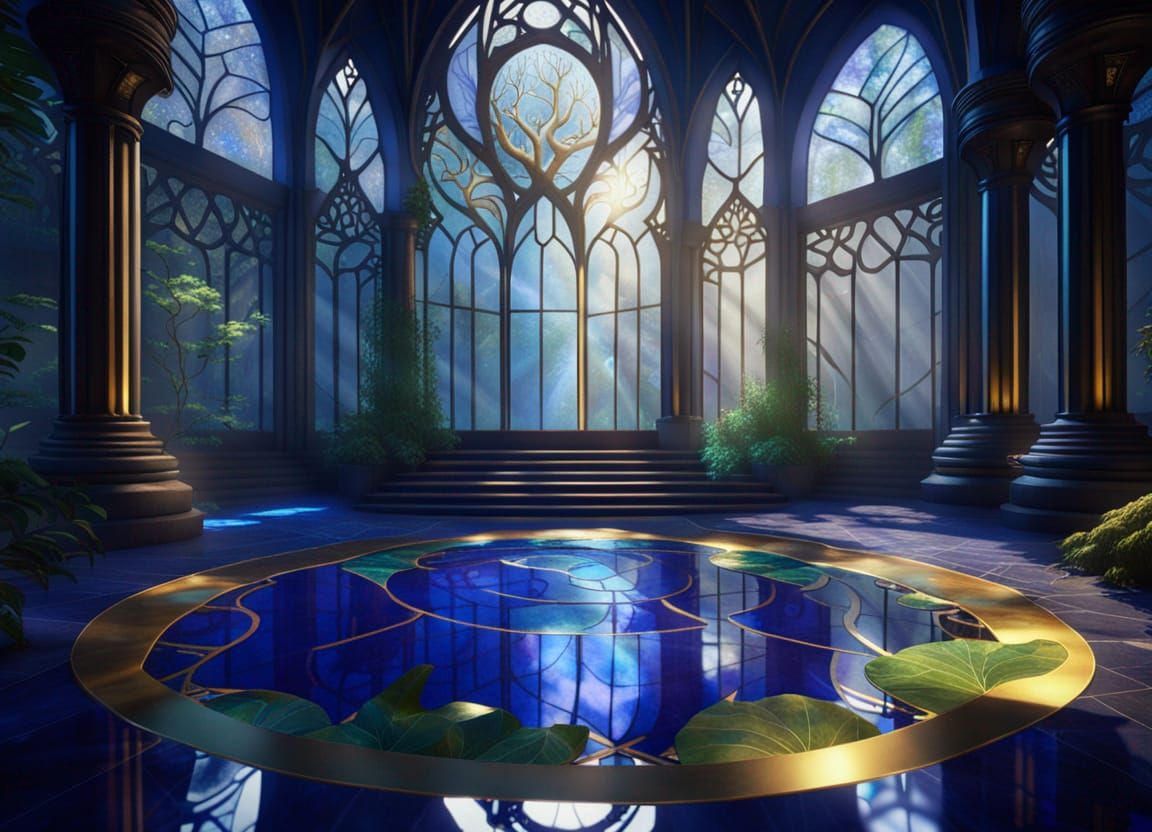 In the House of Elrond 2 AI Generated Artwork NightCafe Creator