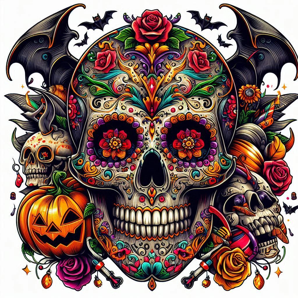 Calaveras,  caramelos, calabazas....