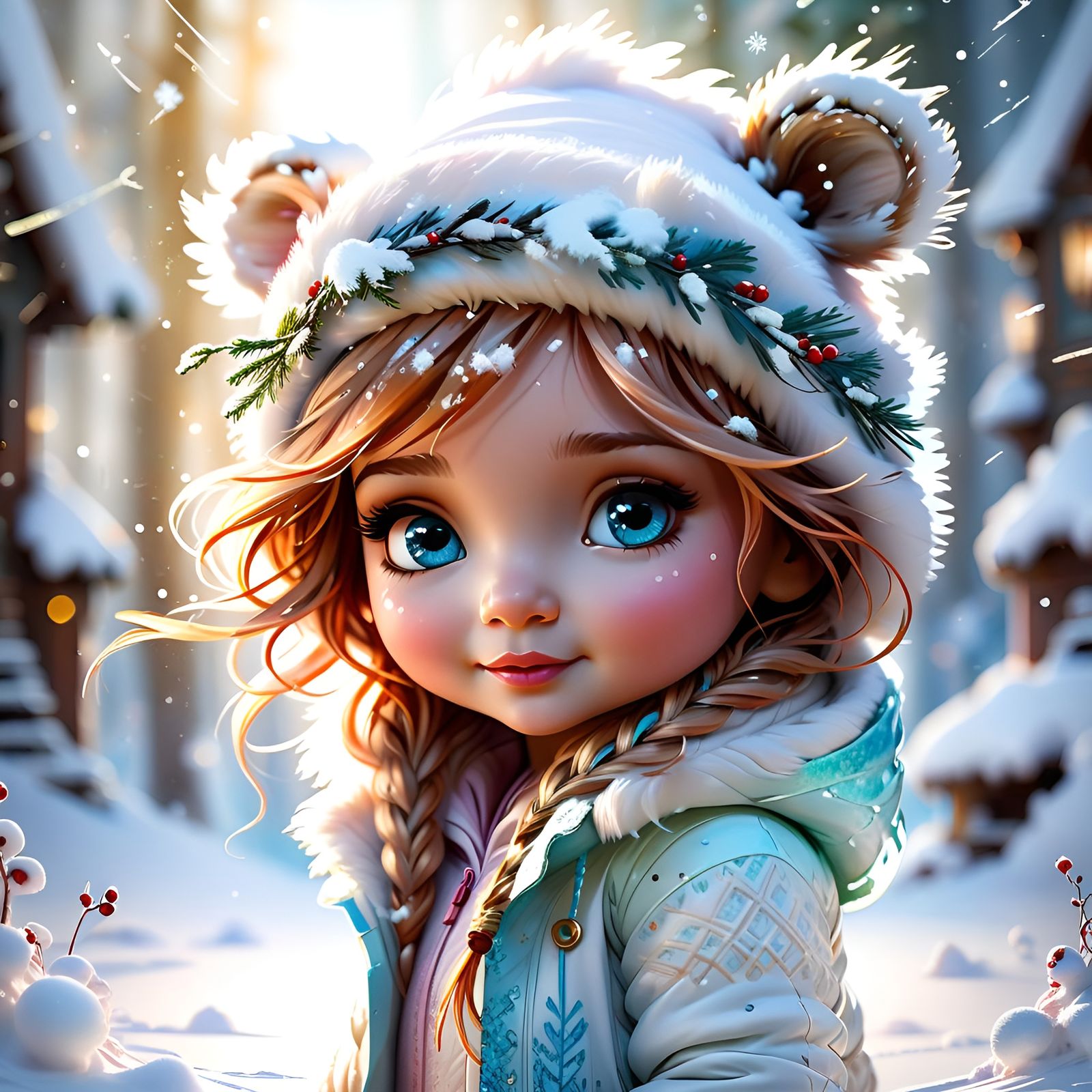 Chibi Snowgirl