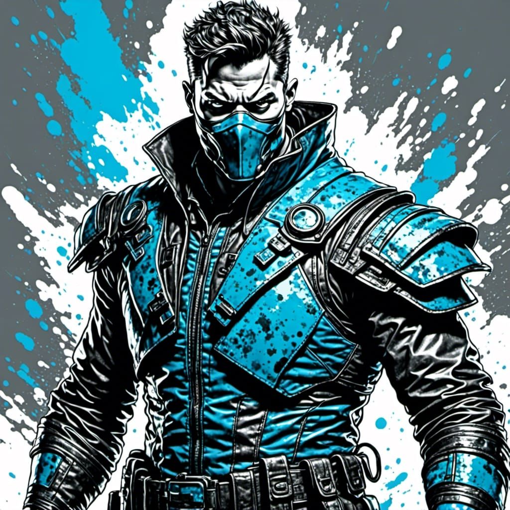 <lora:Pop Hero Portrait:1.0> <lora:Neon Nights:1.0> <lora:Crossing The Line:1.0> PS5 Game Character Concept art, Photo portrait of  [Sub-Zer...