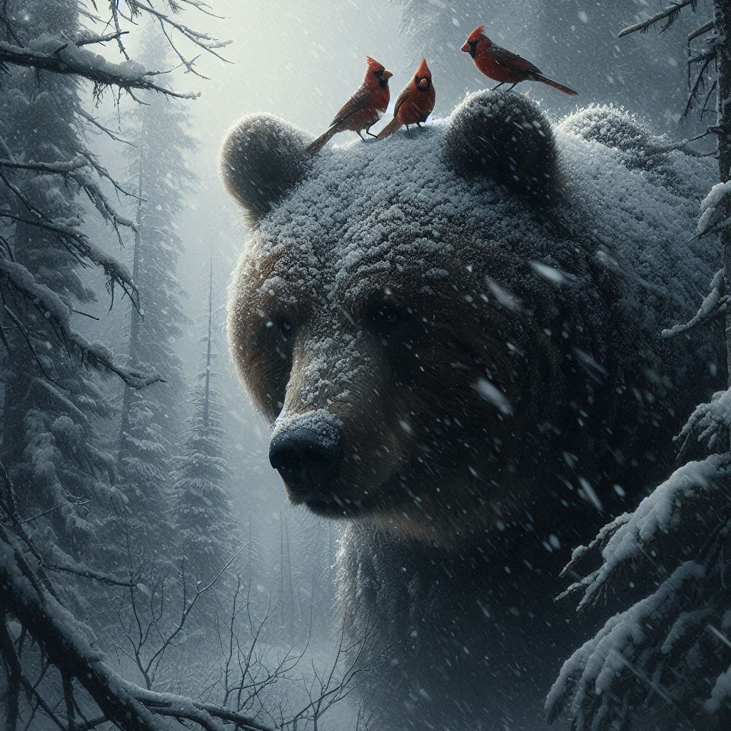 Winter Bear and the Fire Birds