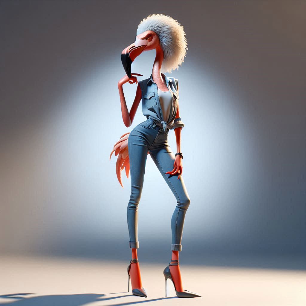 anthropomorphic conceptual fashionista II.