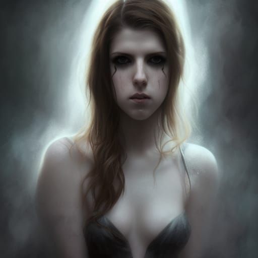 Anna Kendrick, ghost, bikini, ghostly, gothic