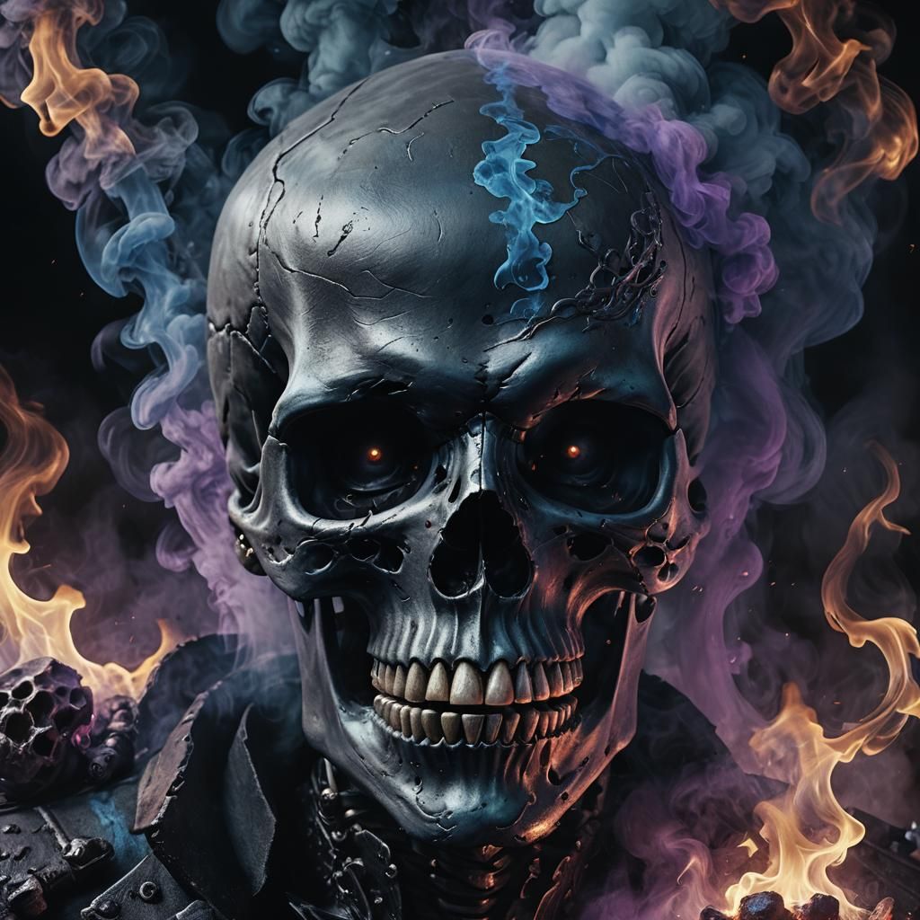 Surreal Dark Fantasy Portrait in Ash Thorp Style