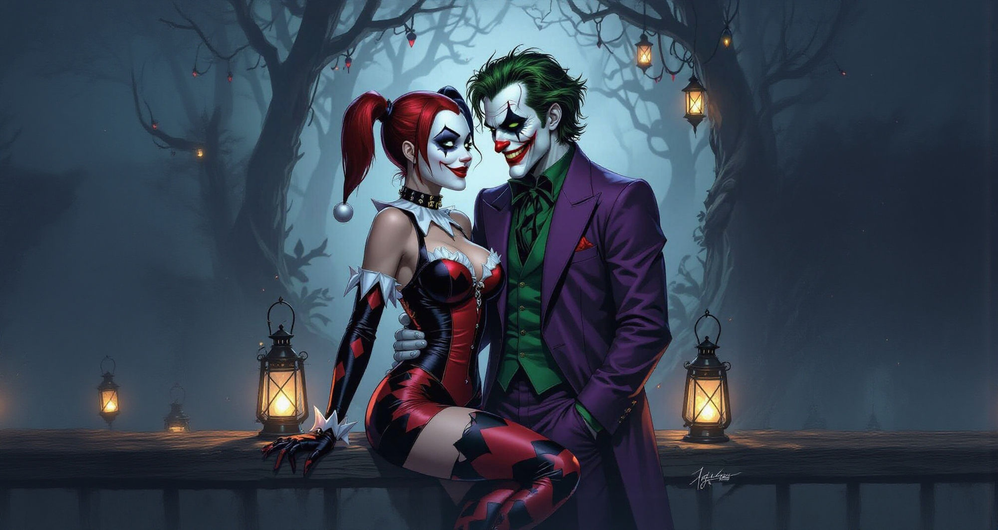 Harley Quinn & The Joker