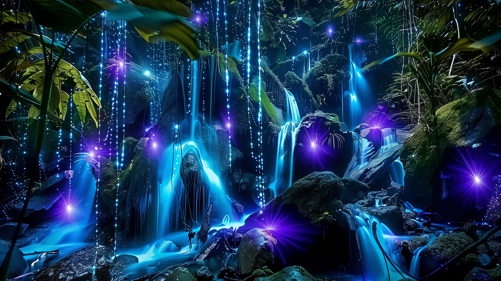 Magical Falls (Midjourney/Artistic)