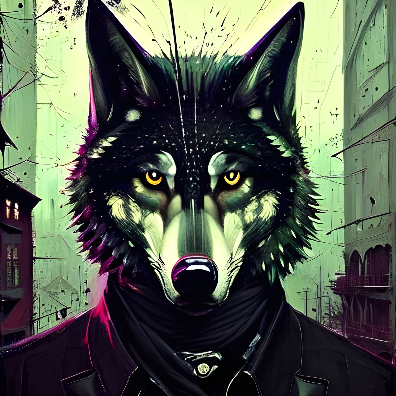 anthro wolf