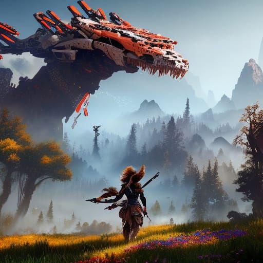 Horizon zero store dawn art