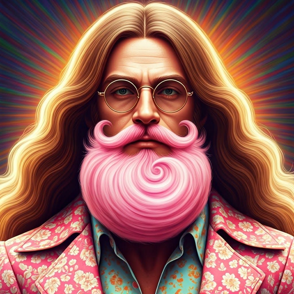 Cotton Candy Man  by @Black Bird