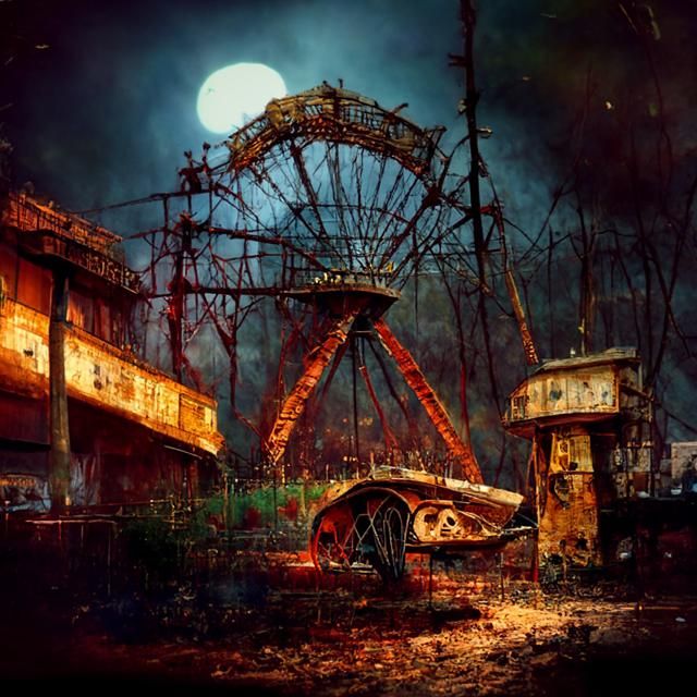 The Abandoned Attraction  by @lawrencelot