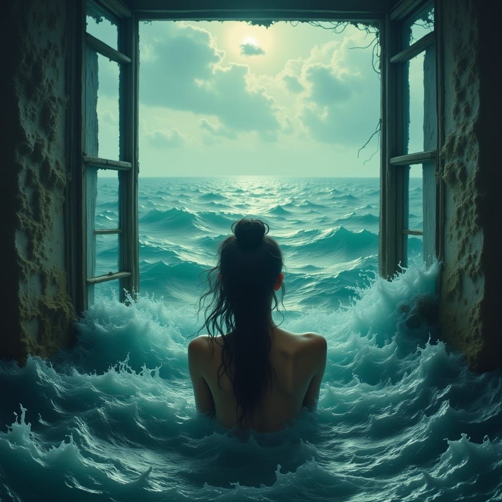 Empathy is a tide that comes in without asking if you want to drown today.   by @Feeling Creative