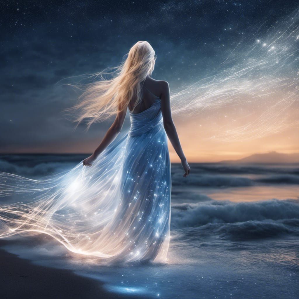 Dress Made of Starlight  by @Poodles and Puddles