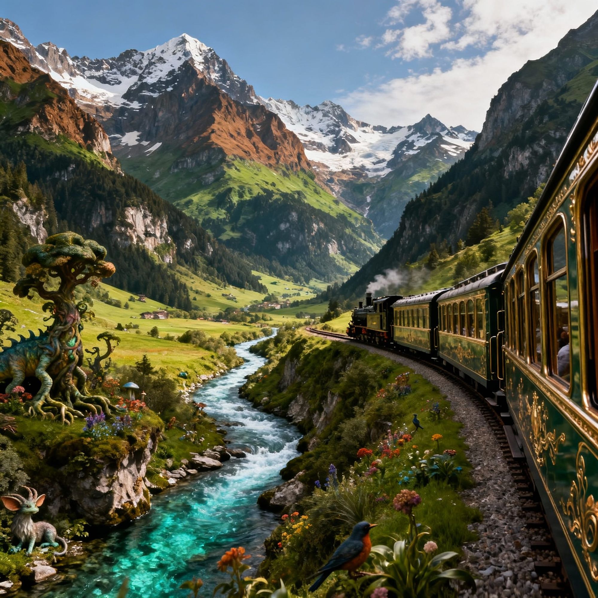 Grand Train Tour of Switzerland itinerary. 
