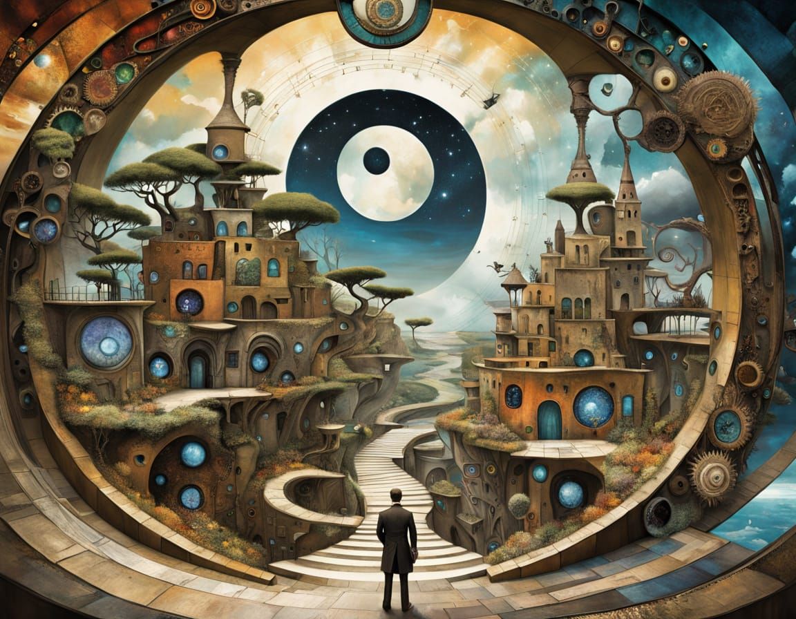 Portal, path into another world  by @Margot