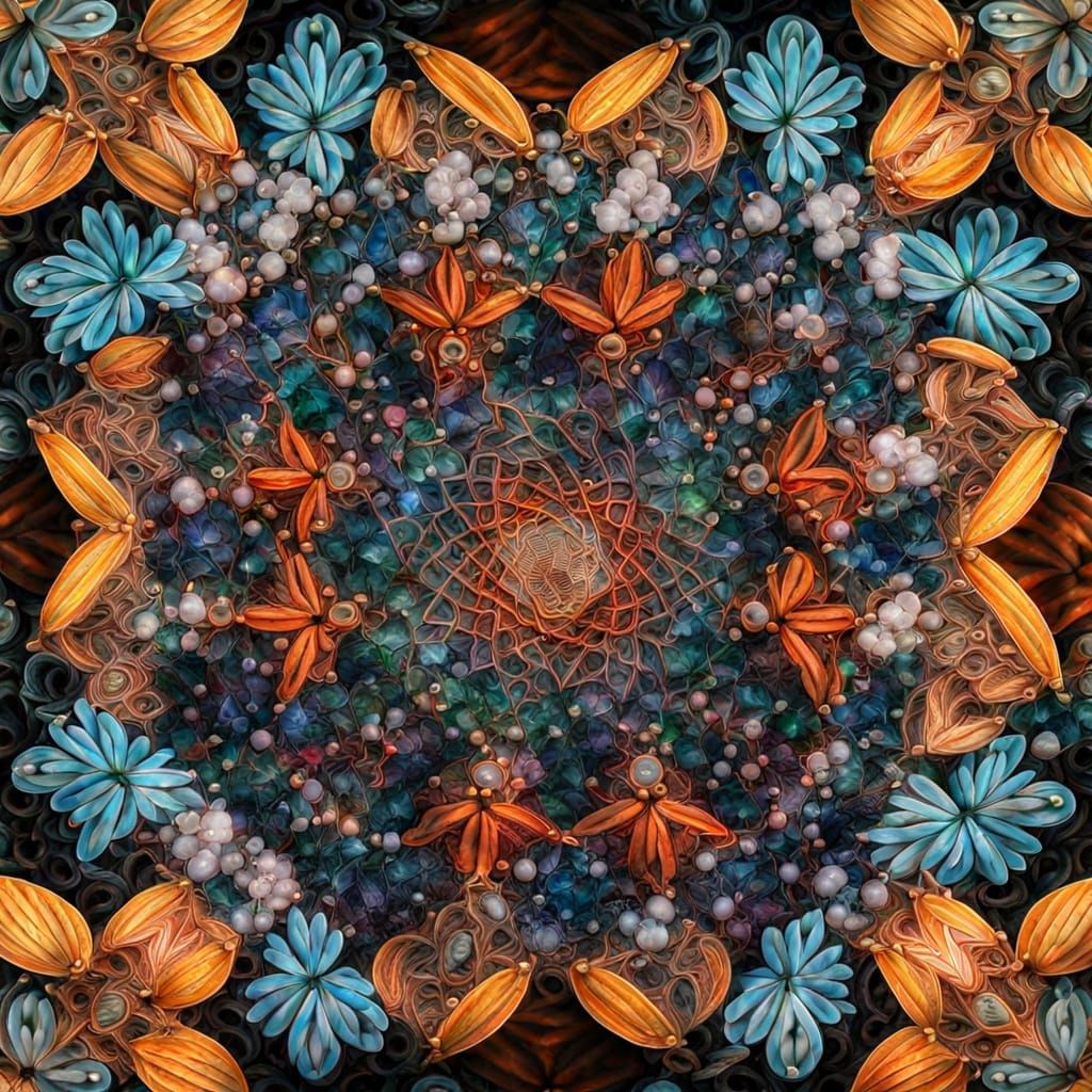 Kaleidoscope Butterflies  by @Hanzi