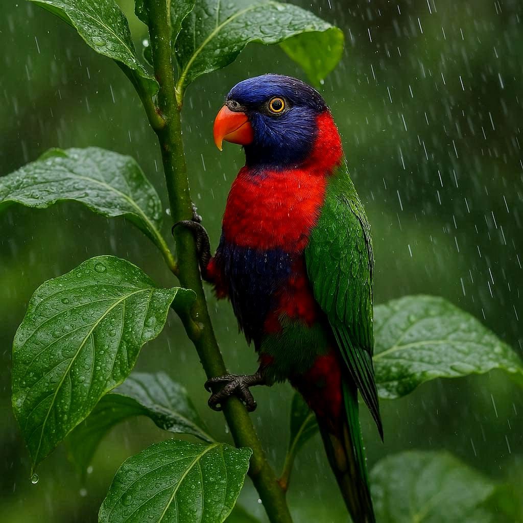 it's a rain forest - literally!