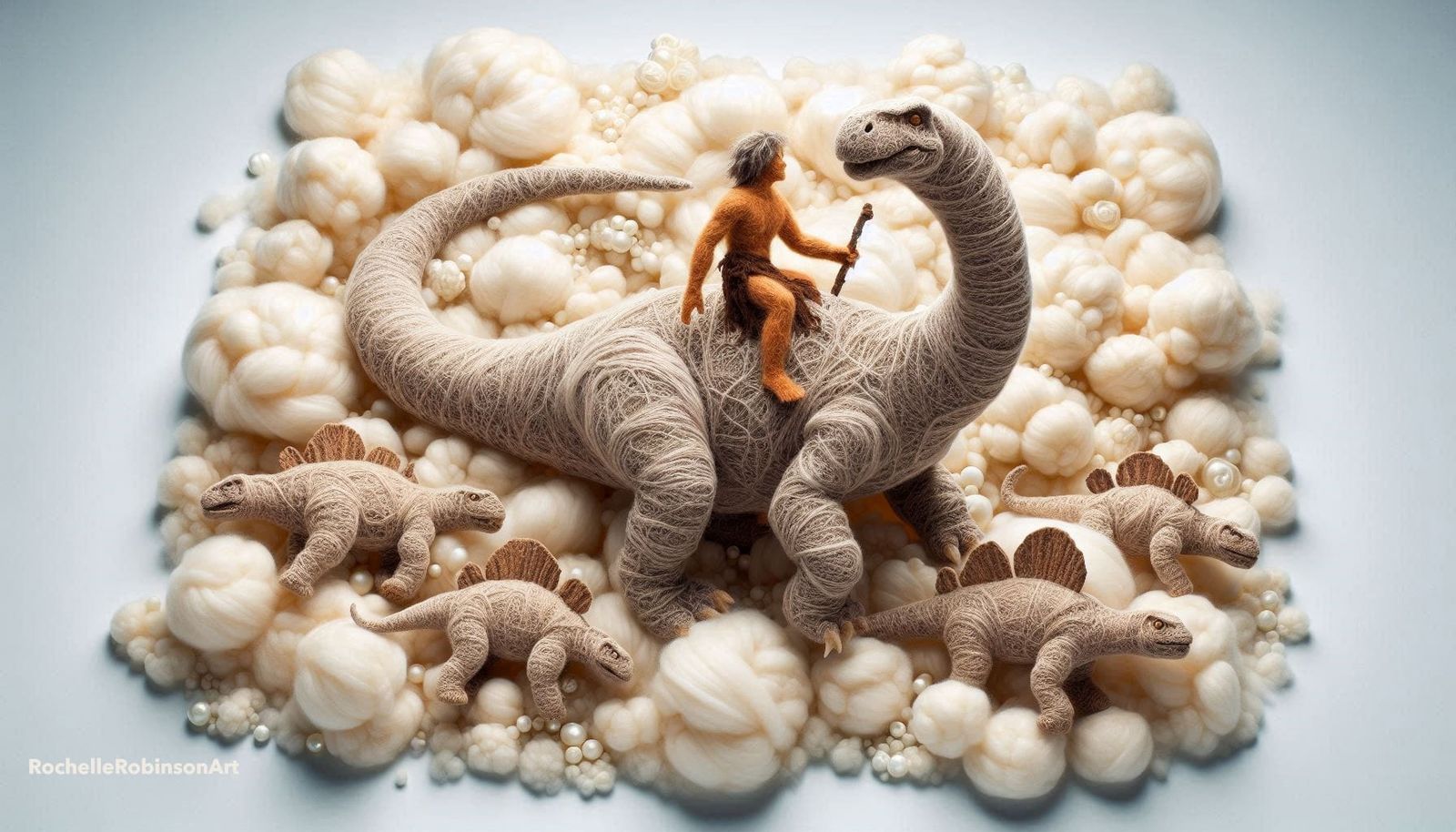 The Land Before Time - Wool Art