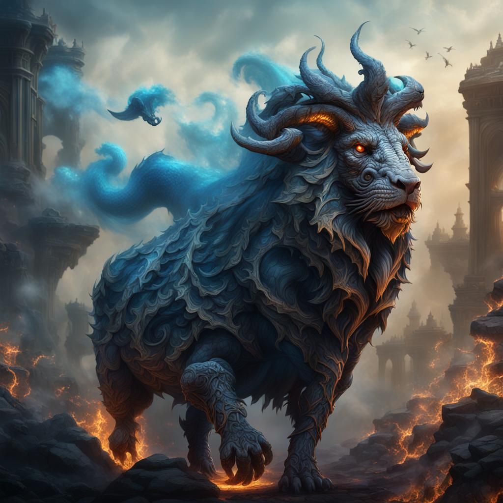 animal made of smoke