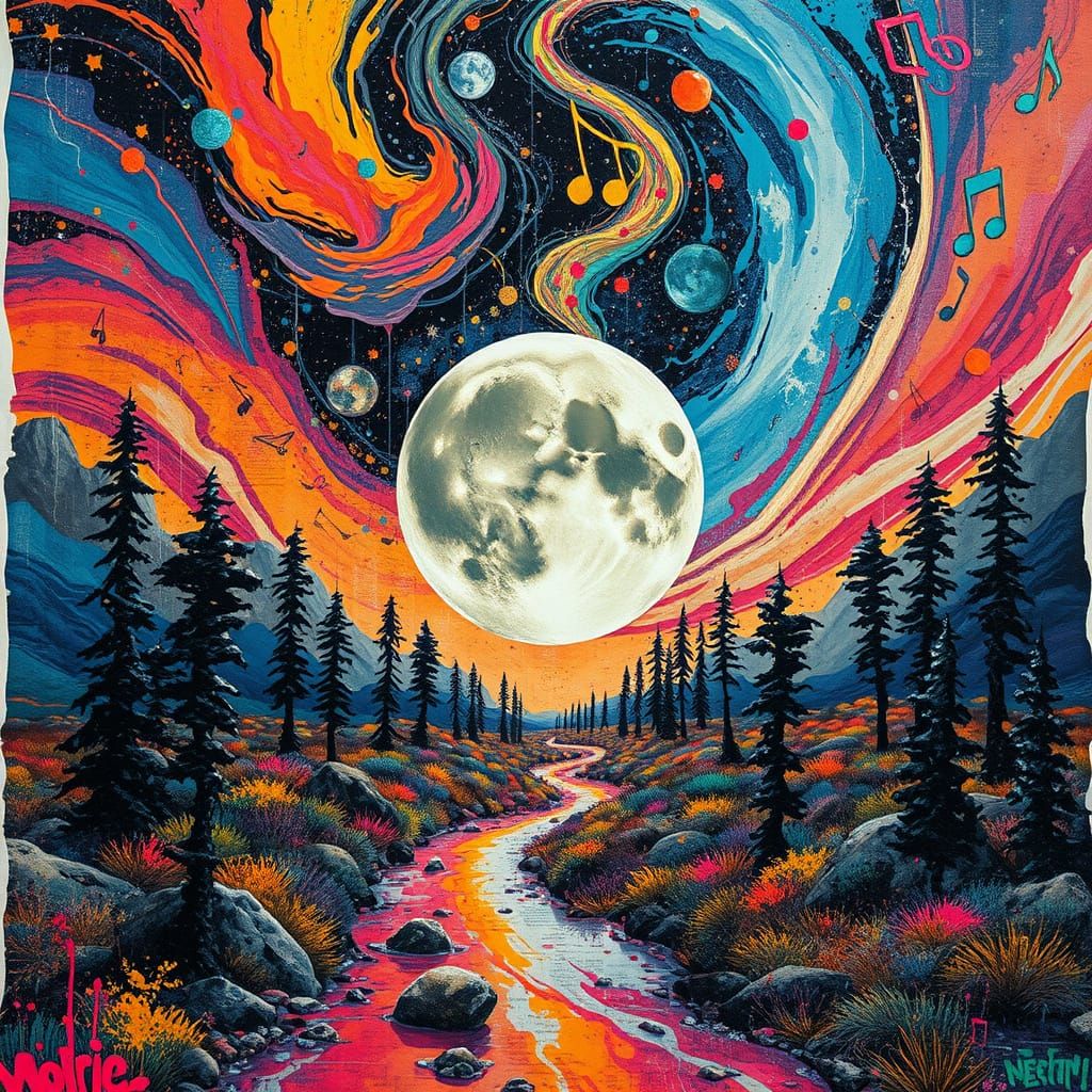 Whimsical Futuristic Wilderness in Photorealistic Surrealism