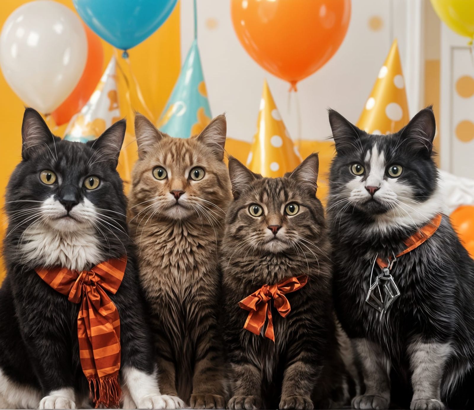 Wizard cats happy birthday
