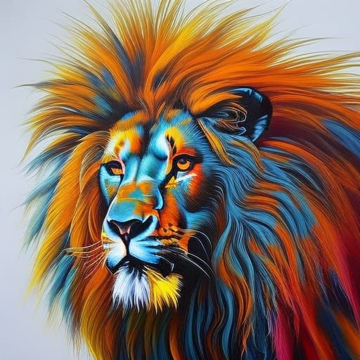 A lion
