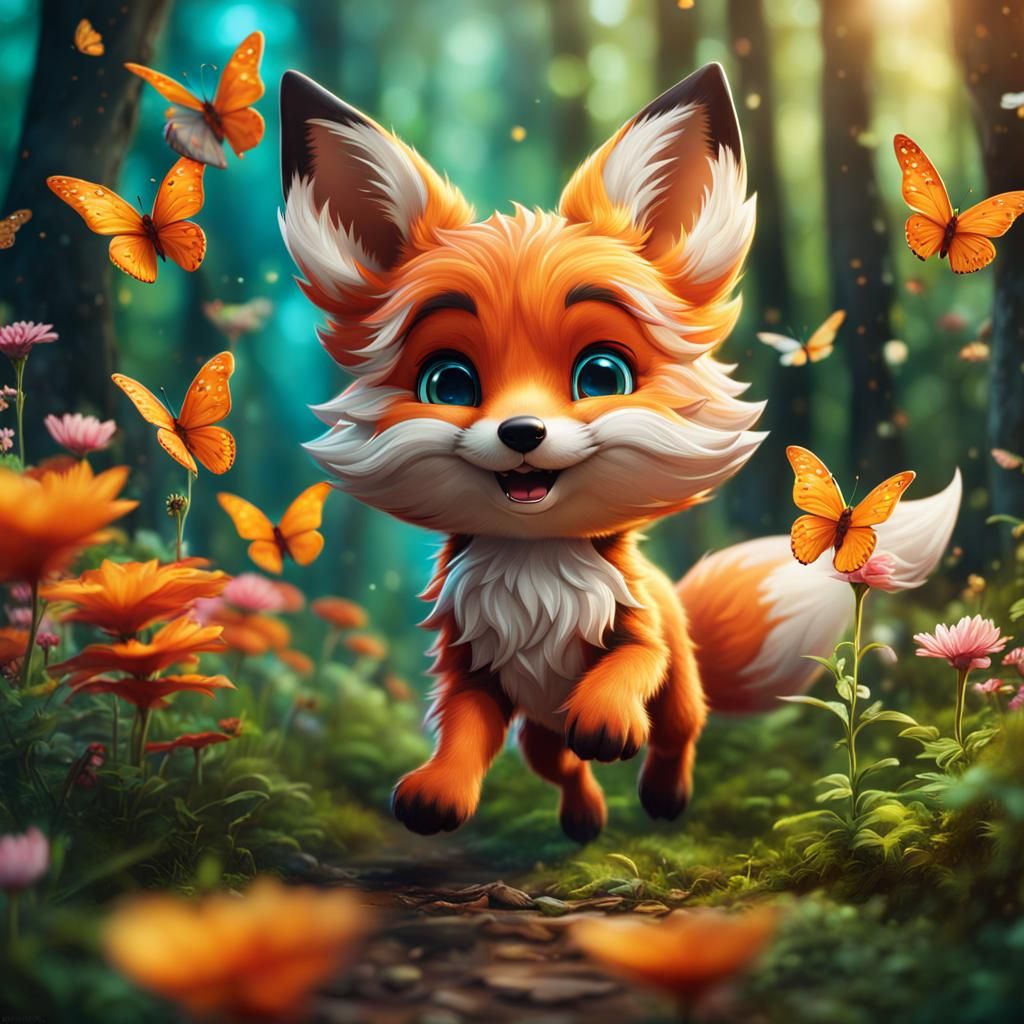 Chasing butterflies  by @Tasha