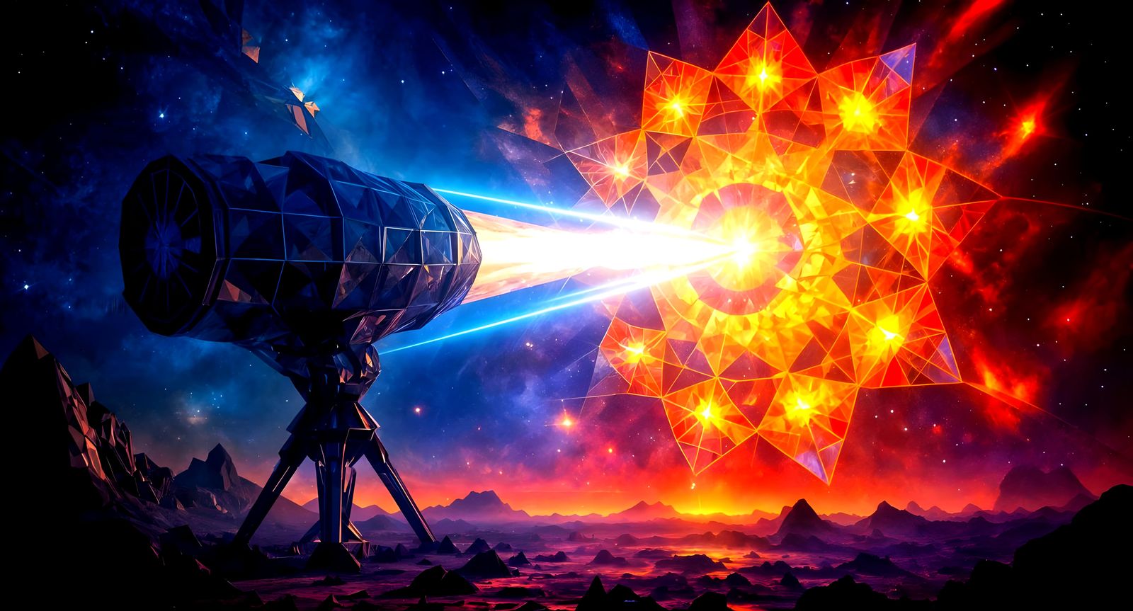 the kaleidoscopic telescope
  by @lawrencelot