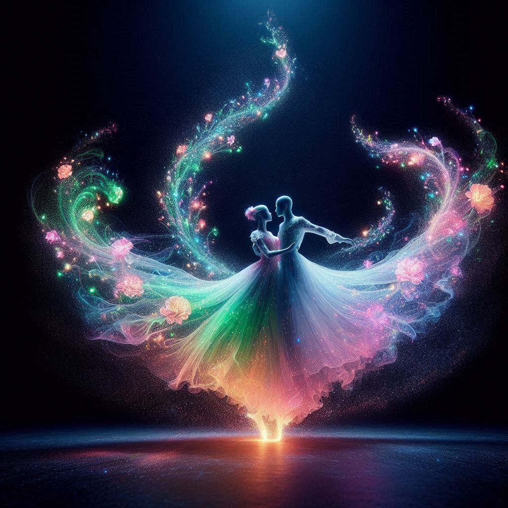 Glowing dance