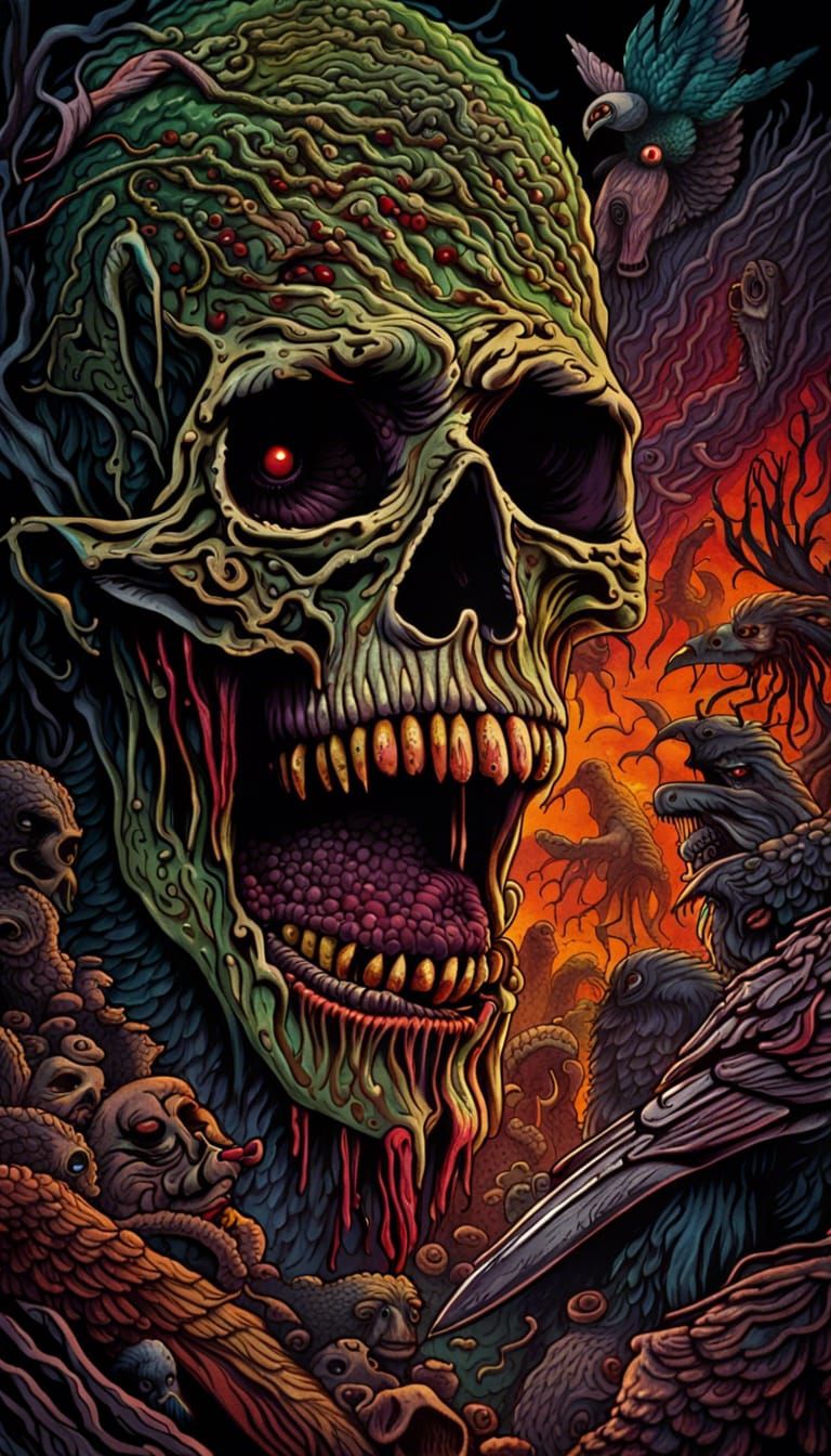 The ravenous dead!