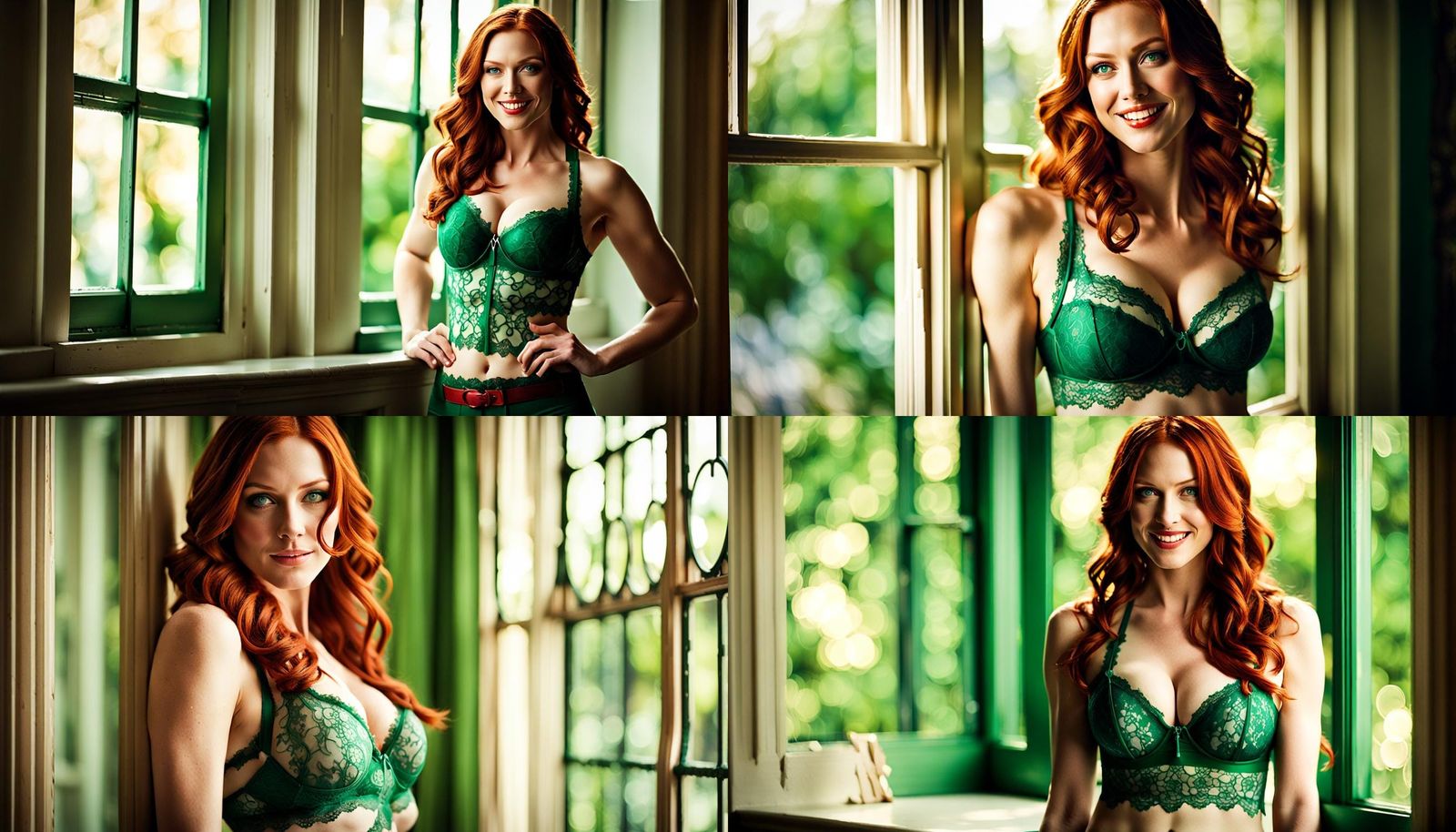 Laura Prepon dressed in a green halter - AI Generated Artwork - NightCafe  Creator