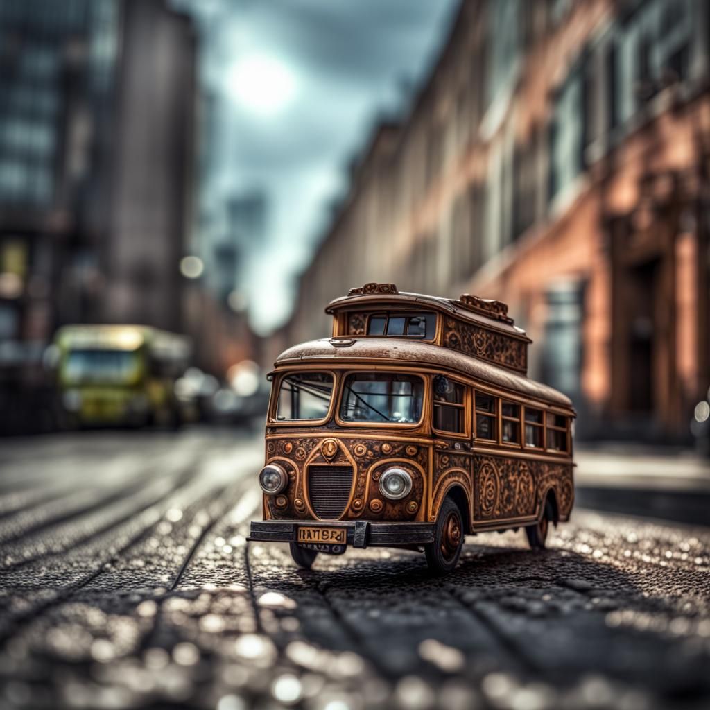 Little bus  by @CatManDoo