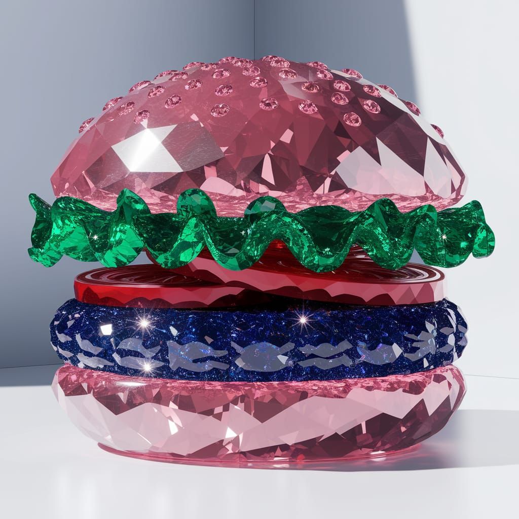 burger   by @pink flower