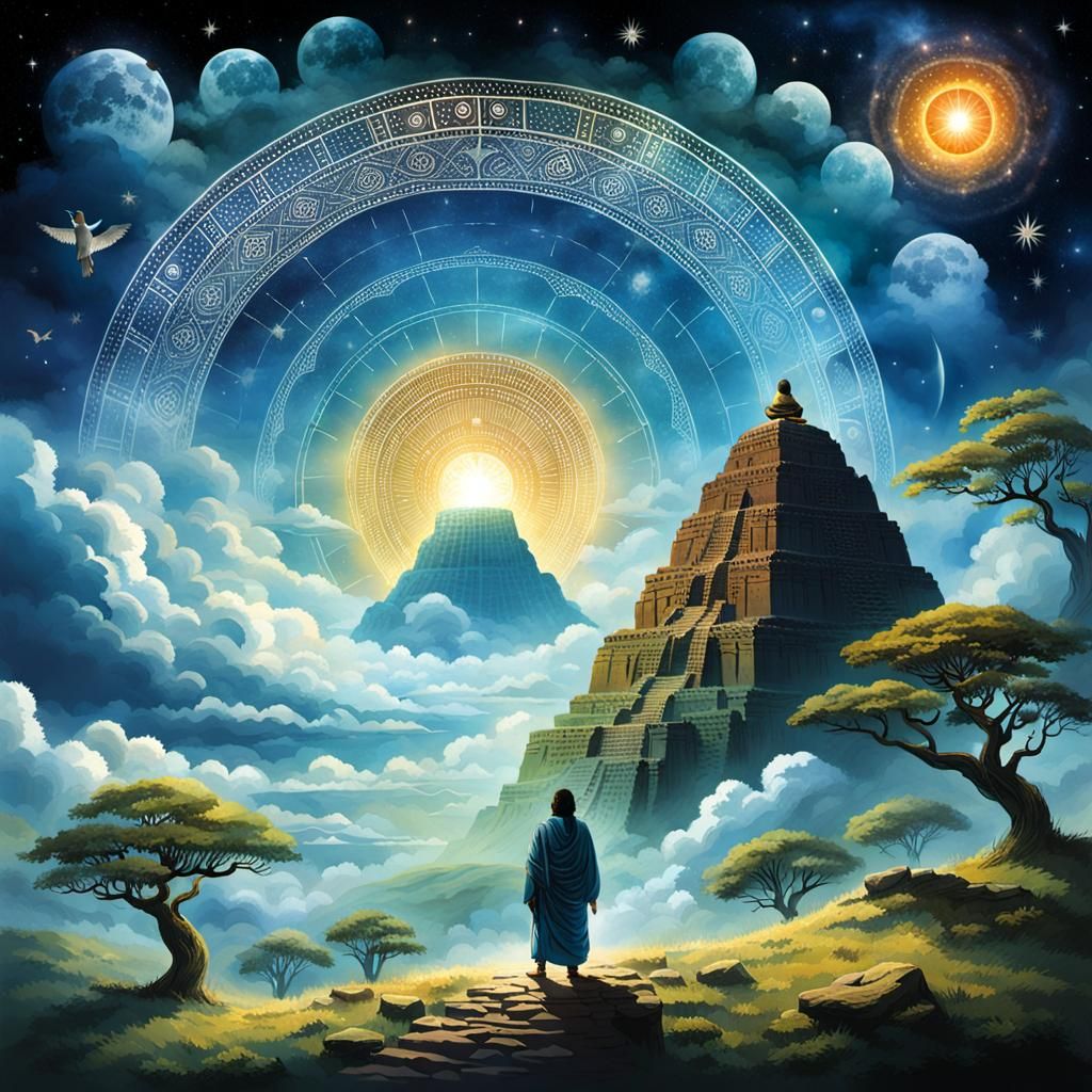 Spirits of Ancient Ancestors in the Sky