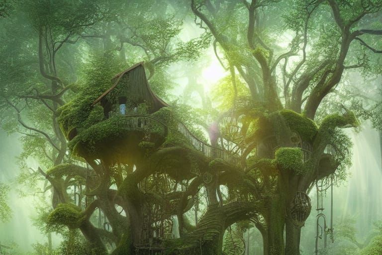 yet another treehouse  by @amygdala