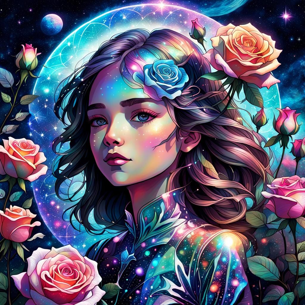 When you see the roses, you get a beautiful feeling, as if s...