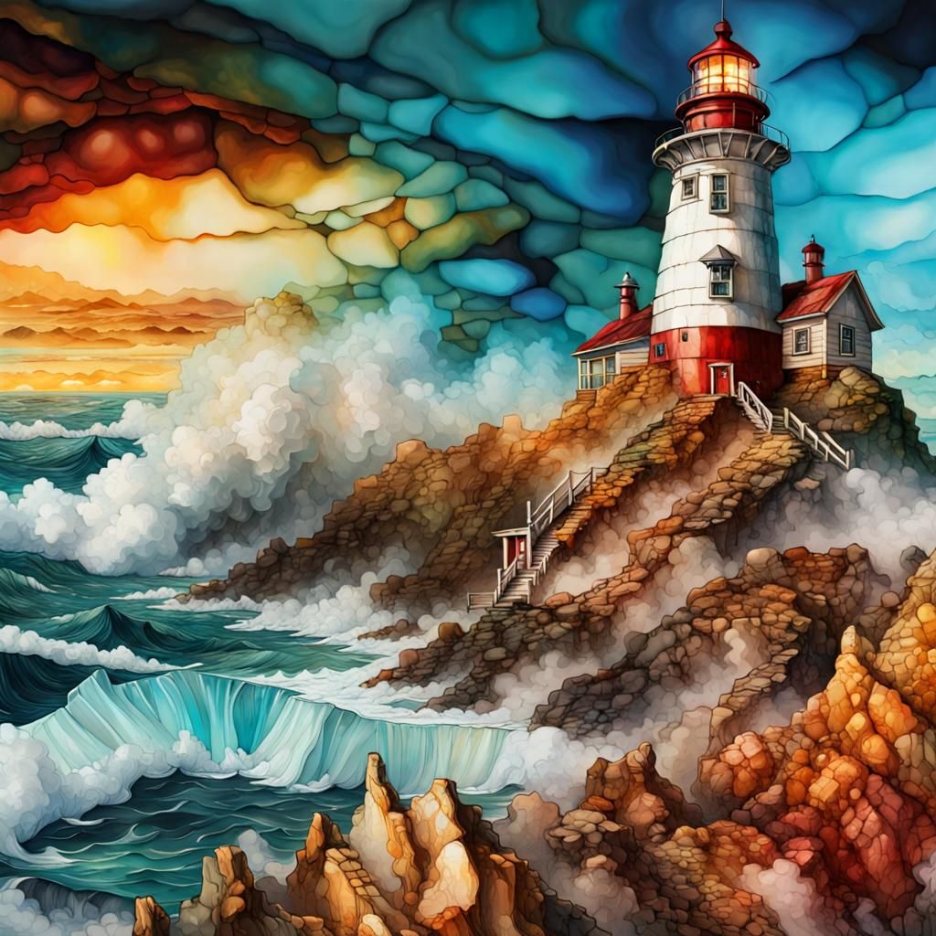 Stormy seas