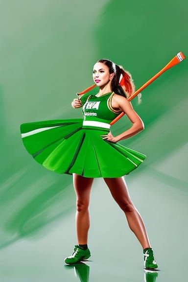 Cheerleader - AI Generated Artwork - NightCafe Creator