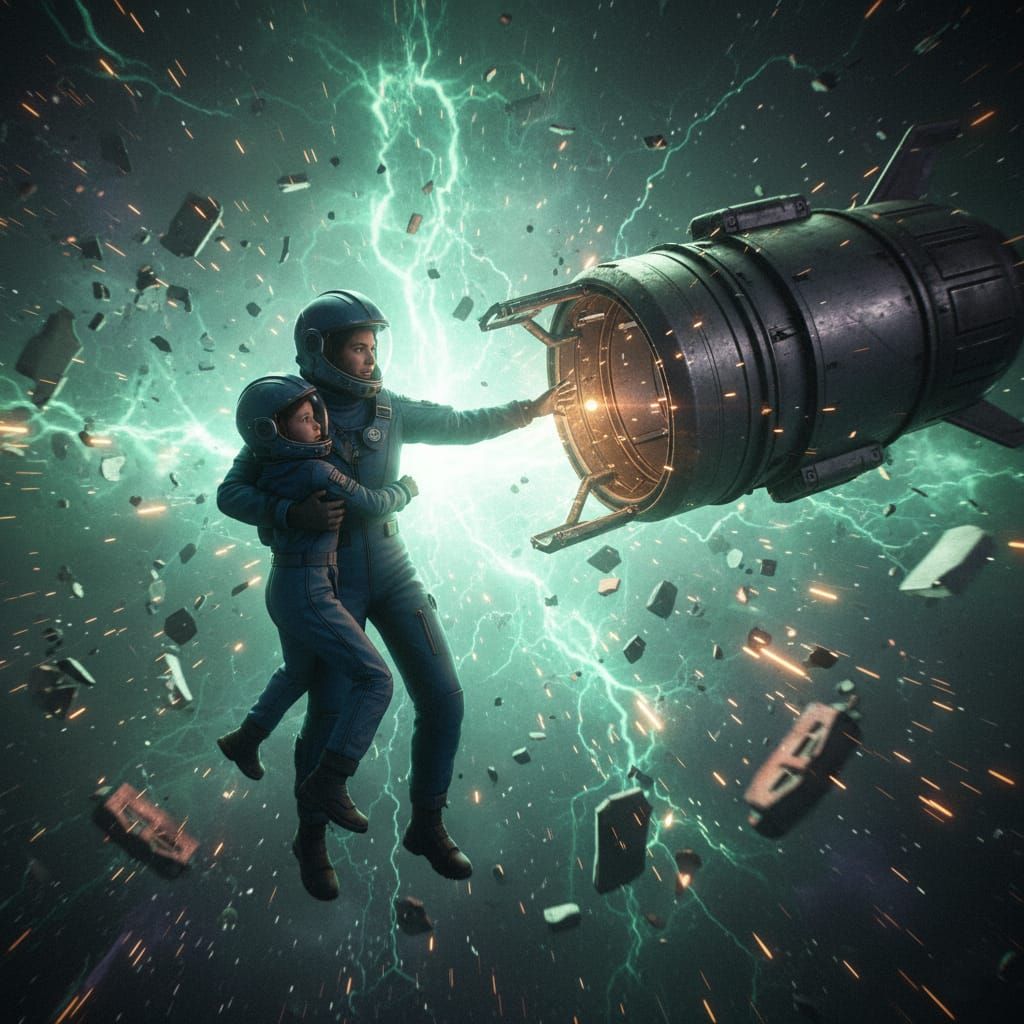 Elara and Lyraia find an old escape pod