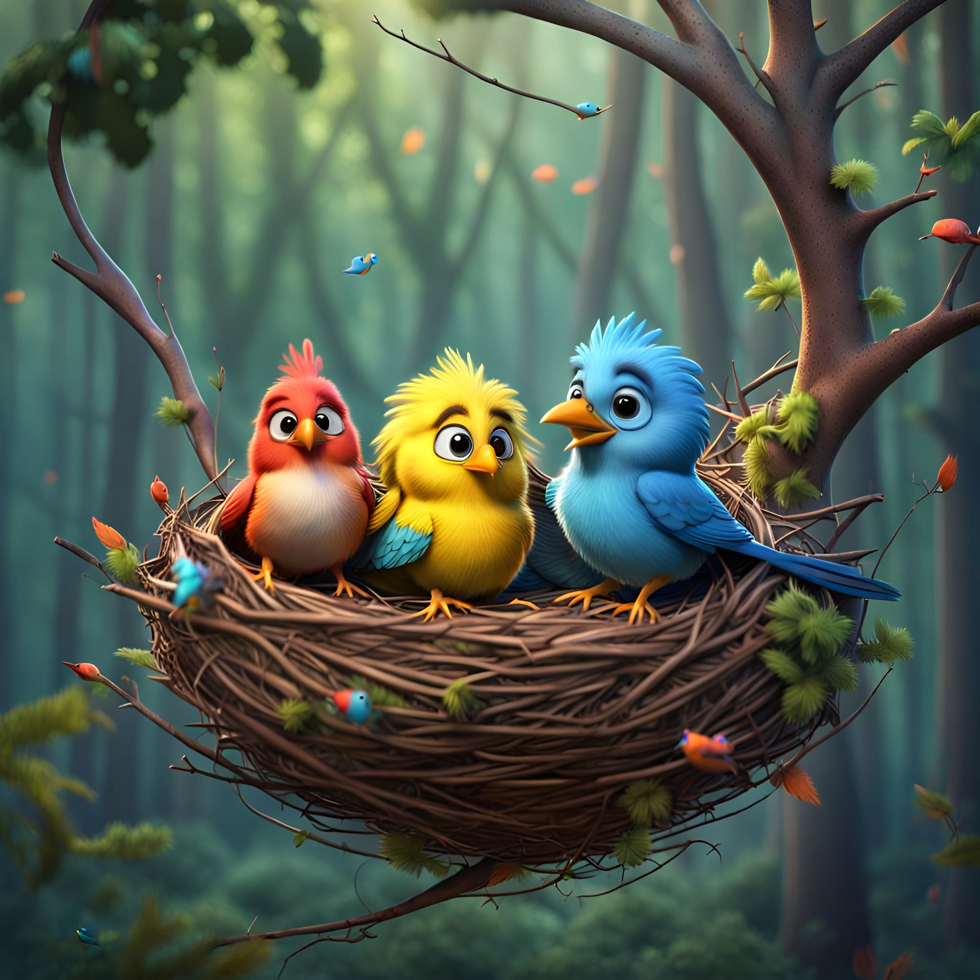 Download free Cute Easter Nest Wallpaper - MrWallpaper.com