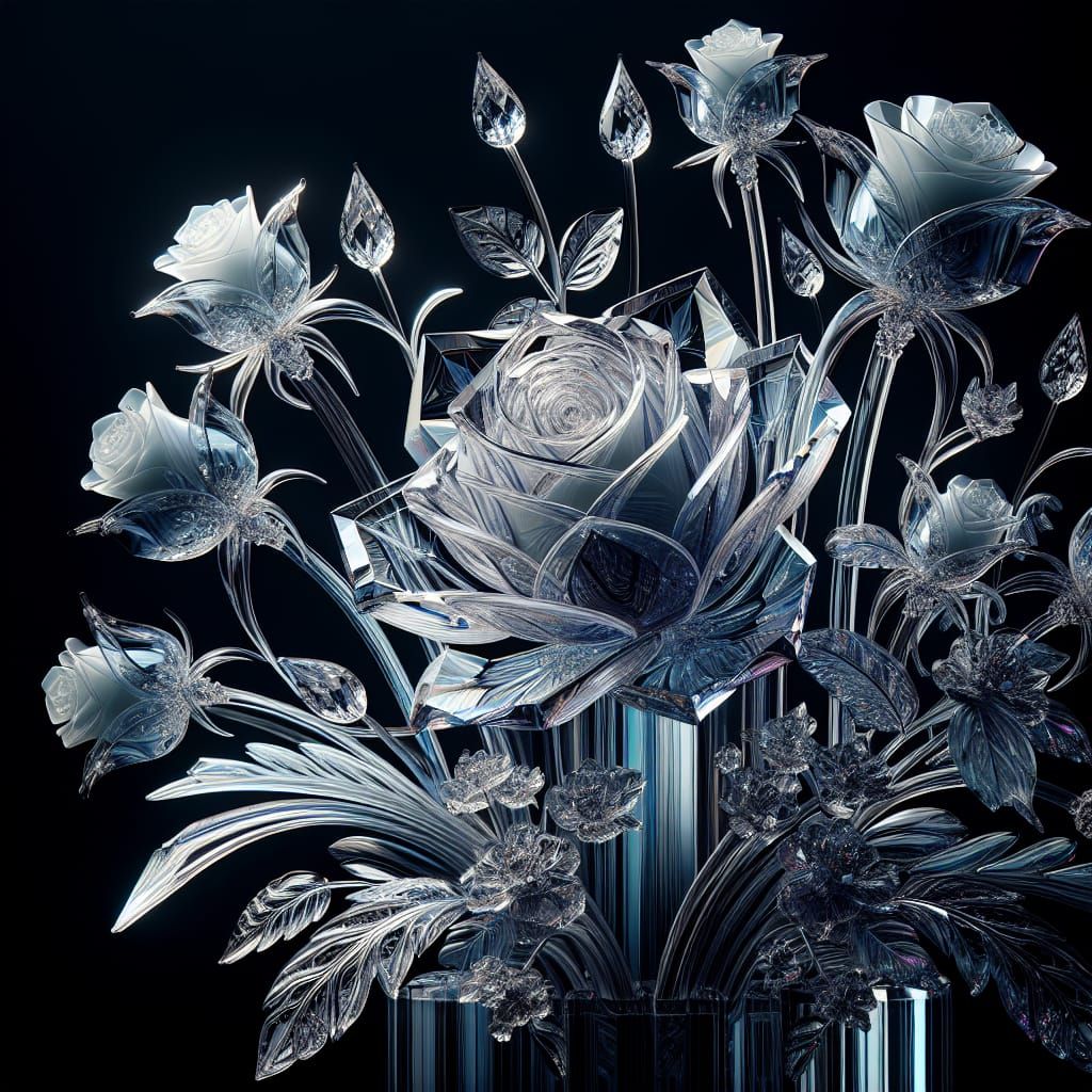 GLASS ROSES 5