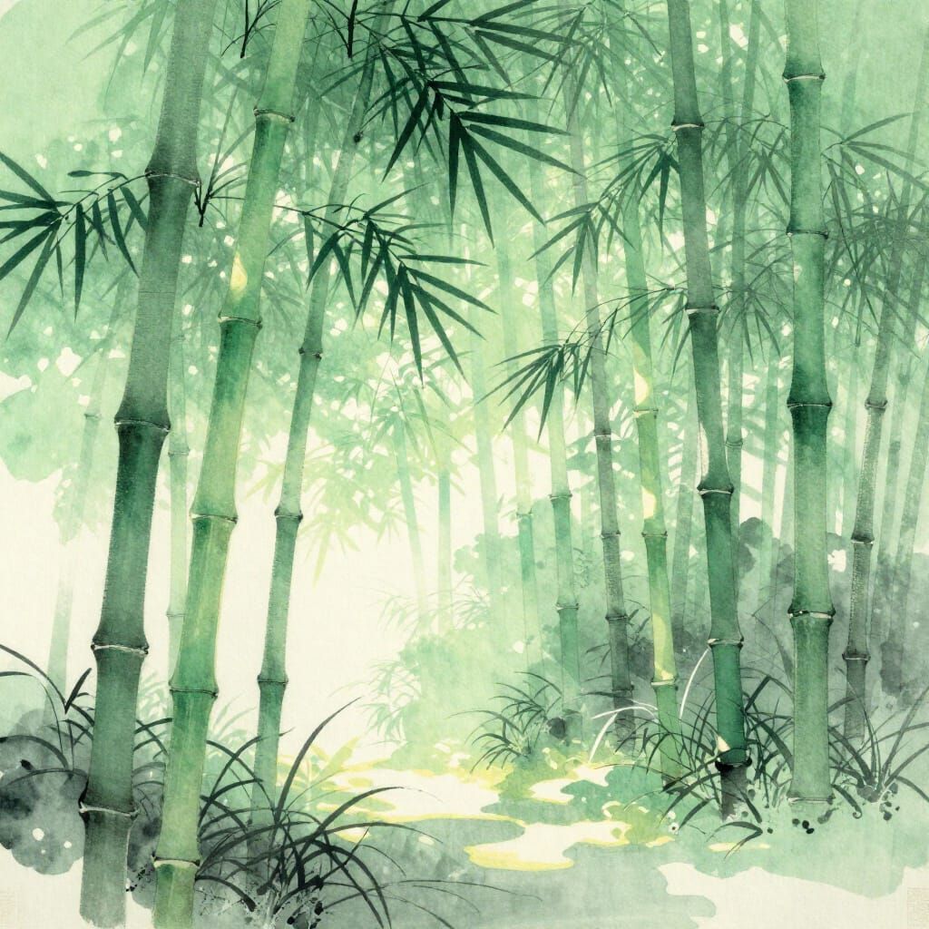 bamboo patterns  by @cidertime