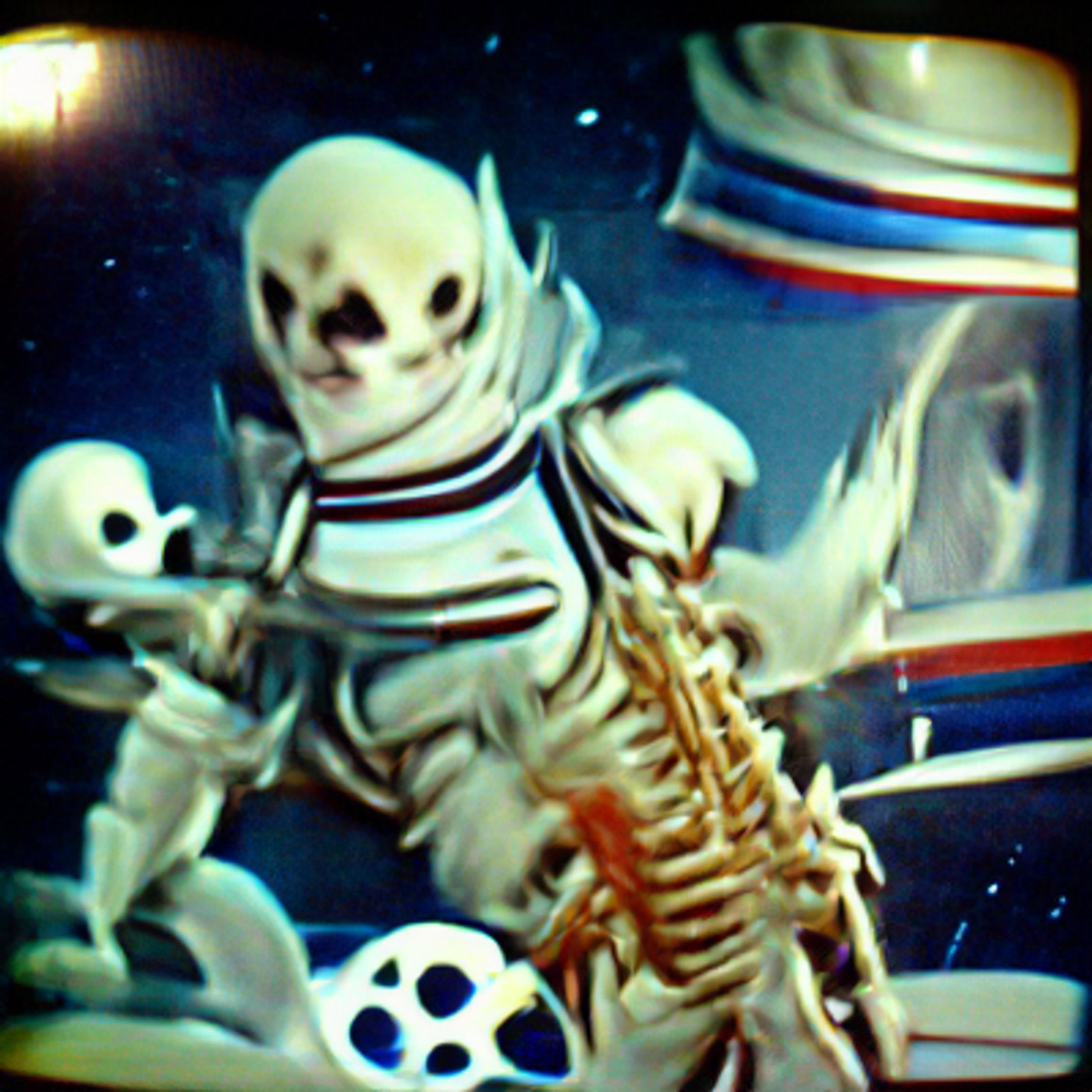 scooby doo skeleton astronaut