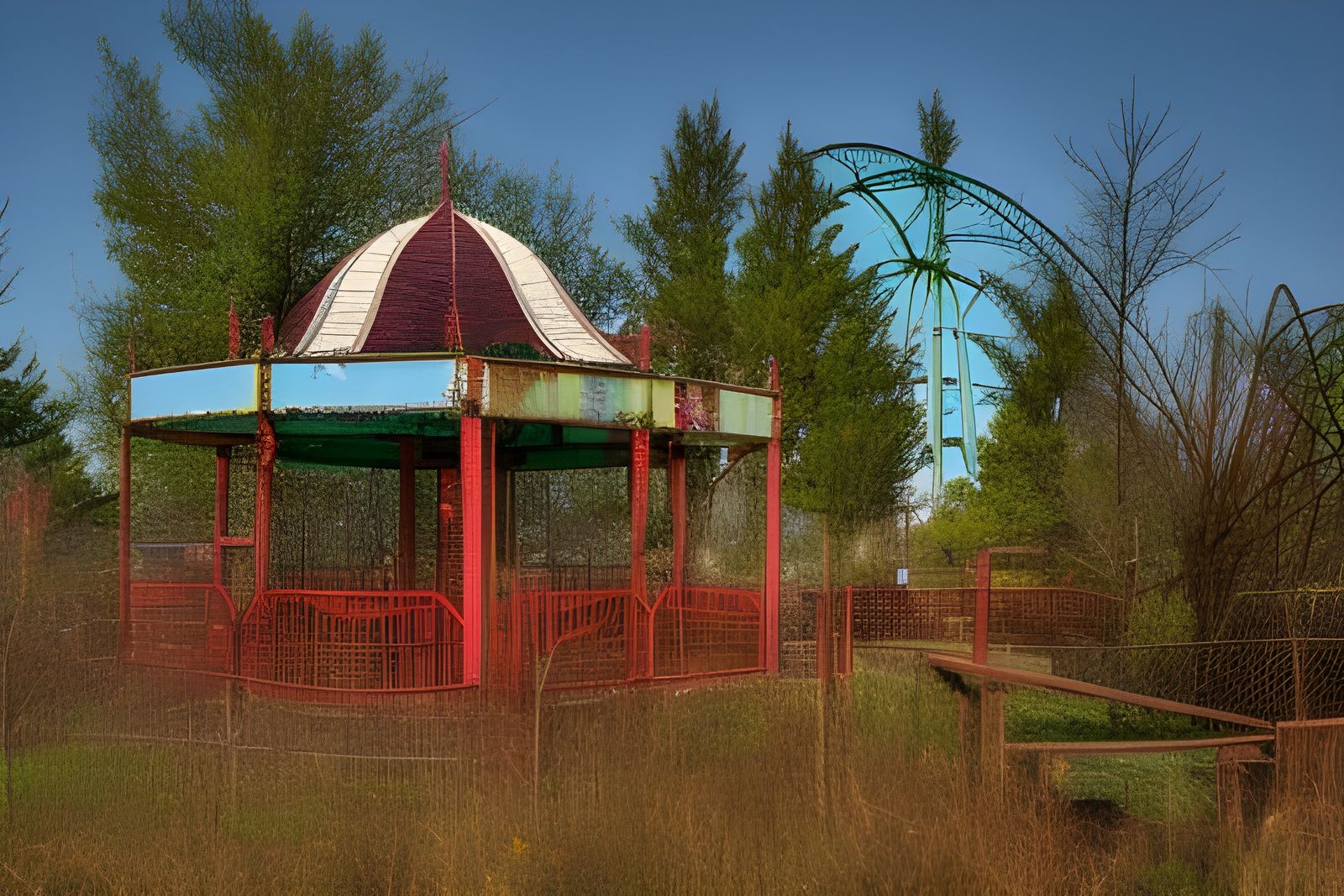 Abandoned amusement park