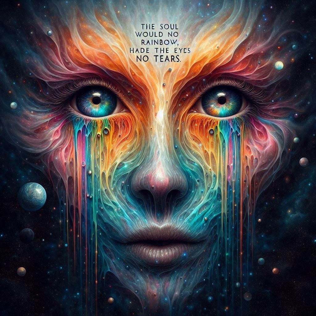 The soul would have no rainbow, had the eyes no tears― John Vance Cheney