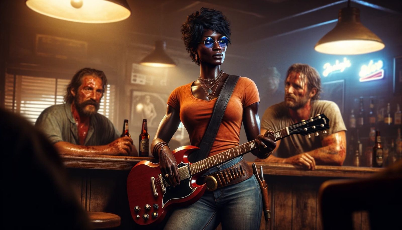 CJ GIBSON in the bar