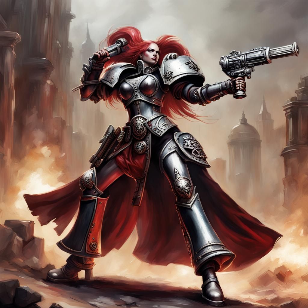 adeptus sororitas - AI Generated Artwork - NightCafe Creator